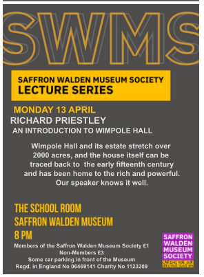 Saffron Walden Museum Society Lecture Series